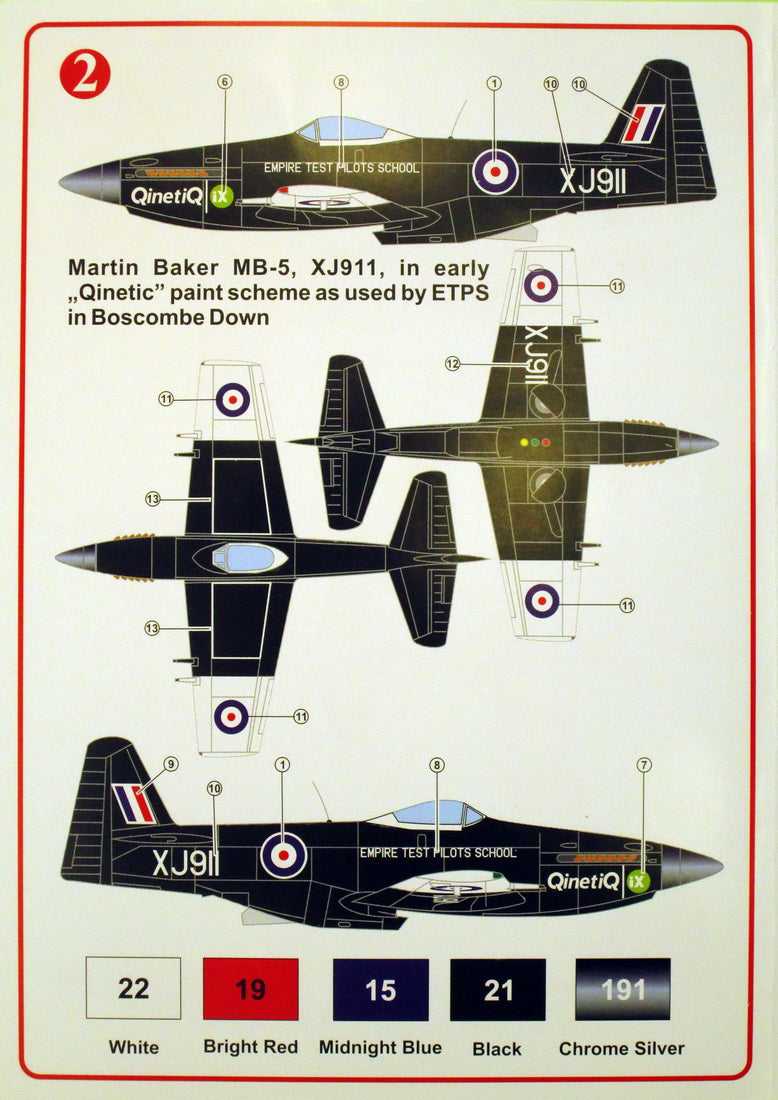 AZ Model AZA7026 1:72 Martin-Baker MB.5 Prototype "Boscombe Down"