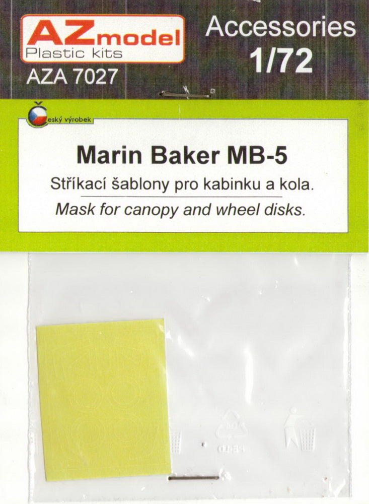 AZ Model AZA7027 1:72 Martin-Baker MB.5 canopy mask