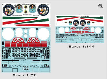 Aztec AZD14458 1:144 Lockheed C-130 Hercules Mexican Air Force