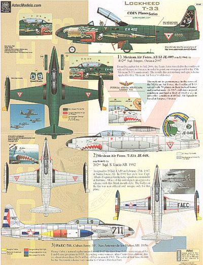 Aztec AZD32002 1:32 Latin American T-birds
