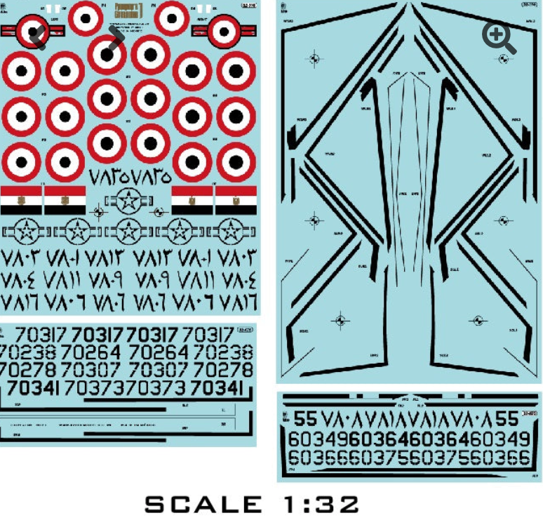Aztec AZD32076 1:32 Pharaoh's Guardians 1 McDonnell F-4E Phantom II from Egypt