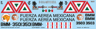 Aztec AZD48079 1:48 North-American B-25J Mitchell of the Mexican Air Force
