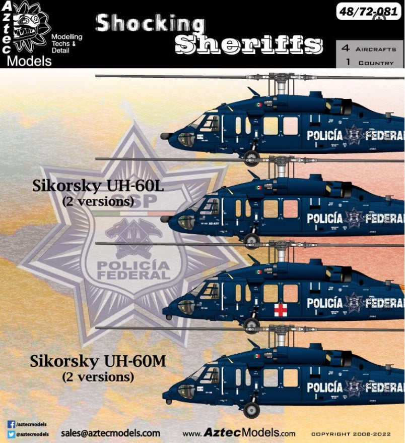 Aztec AZD48081 1:48 Shocking Sheriffs