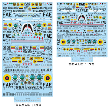 Aztec AZD48087 1:48 FAE Crusaders