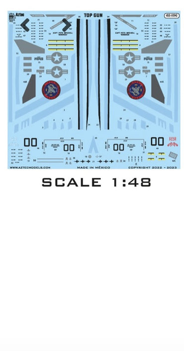 Aztec AZD48096 1:48 F-18 Hornet "Top Gun"