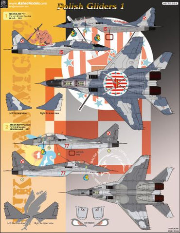 Aztec AZD48036 1:48 Mikoyan MiG-29A 'Fulcrum' Poland