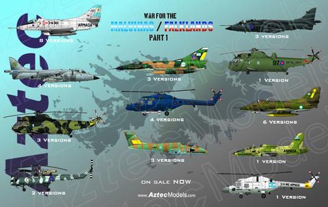 Aztec AZD48048 1:48 Falklands Pt 1