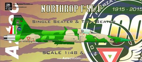 Aztec AZD48059 Northrop F-5E/F Mexican Air Force Decals 1:48