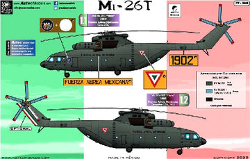 Aztec AZD72077 1:72 Mil Mi-26T Mexican Air Force