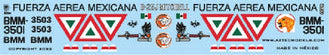 Aztec AZD72079 1:72 North-American B-25J Mitchell Mexican Air Force
