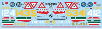 Aztec AZD72080 1:72 de Havilland Vampire Mexico