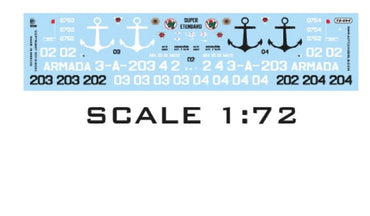 Aztec AZD72094 1:72 Super Etendard Falklands