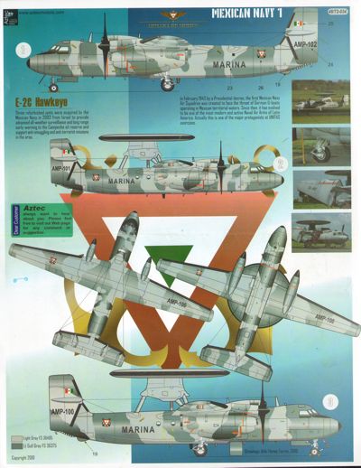 Aztec AZD72034 1:72 Mexican Navy part 1