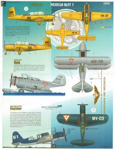 Aztec AZD72034 1:72 Mexican Navy part 1