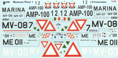 Aztec AZD72034 1:72 Mexican Navy part 1
