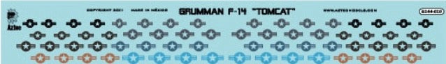 Aztec AZG144-010 1:144 Grumman F-14A Tomcat USAF Part 2 national insignia
