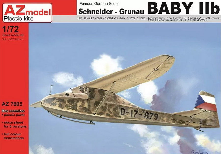 AZ Model AZM7605 1:72 Schneider/Grunau Baby IIb