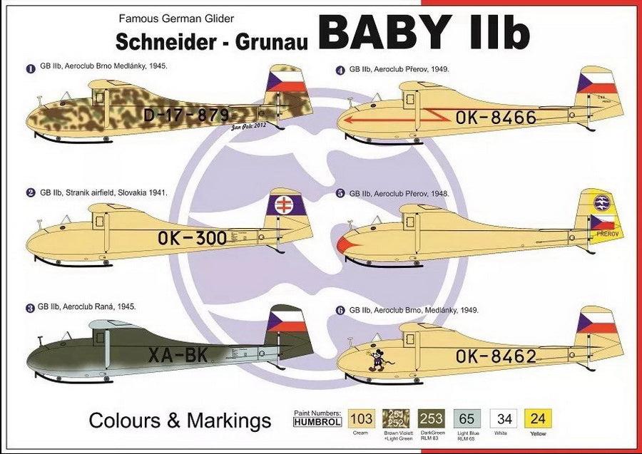 AZ Model AZM7605 1:72 Schneider/Grunau Baby IIb