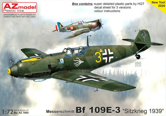 AZ Model AZM7665 1:72 Messerschmitt Bf-109E-3 'Sitzkrieg 1939' filter