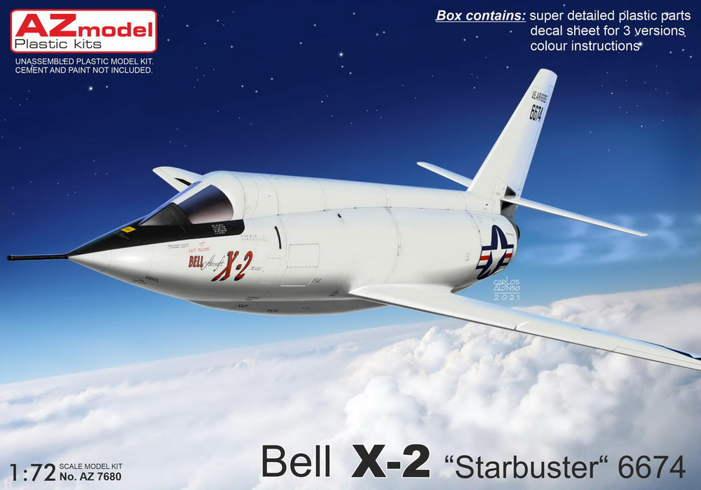 AZ Model AZM7680 1:72 Bell X-2 Starbuster No.6674 new mould