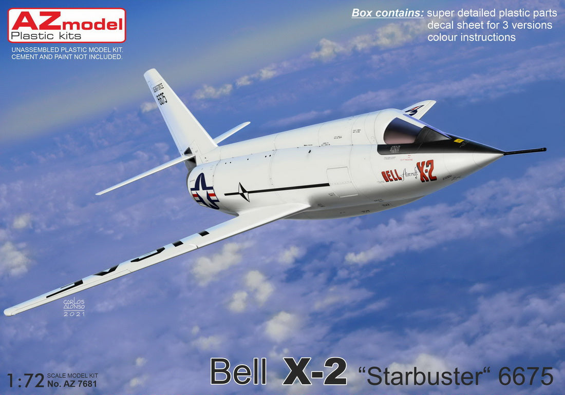 AZ Model AZM7681 1:72 Bell X-2 Starbuster No.6675 new mould