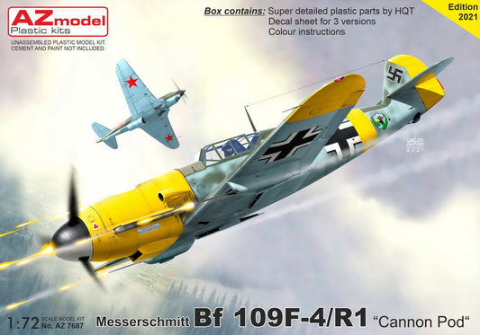AZ Model AZM7687 1:72 Messerschmitt Bf-109F-4/R1 Russian Front
