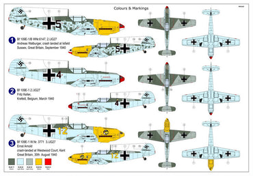 AZ Model AZM7698 1:72 Messerschmitt Bf-109E-1 'JG.27'