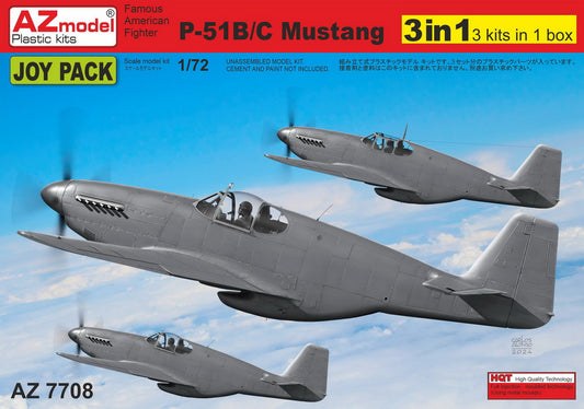 AZ Model AZM7708 1:72 North-American P-51B/P-51C Mustang