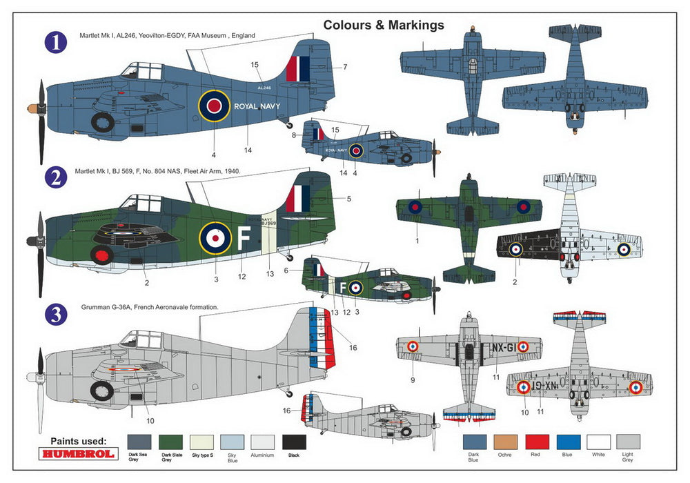 AZ Model AZM7806 1:72 Grumman Martlet Mk.I/Grumman G-36 re-box