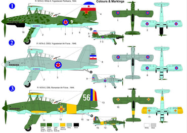 AZ Model AZM7845 1:72 Fieseler Fi-167 'Over the Balkans' new mould
