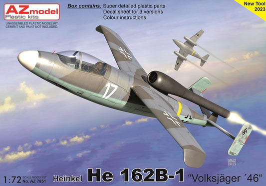 AZ Model AZM7851 1:72 Heinkel He 162B-1 "Volksjager 46"