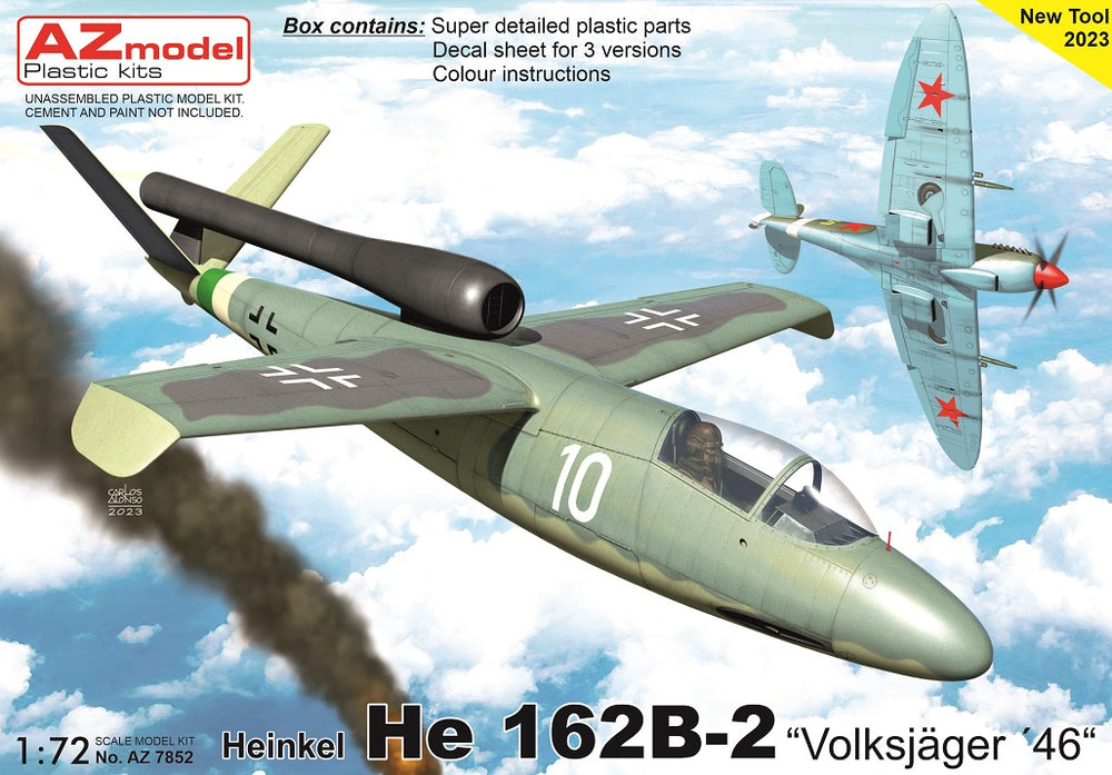 AZ Model AZM7852 1:72 Heinkel He 162B-2 "Volksjager 46"
