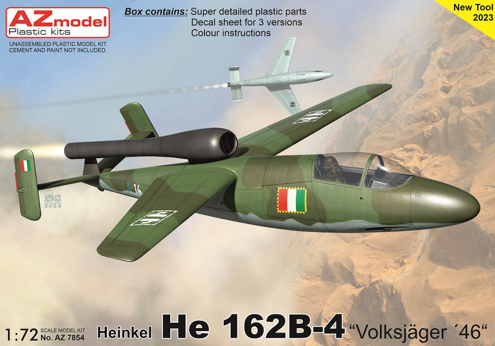 AZ Model AZM7854 1:72 Heinkel He 162B-4 "Volksjager 46"