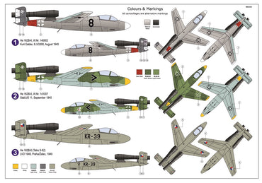 AZ Model AZM7856 1:72 Heinkel He-162B-6 "Volksjager 46"