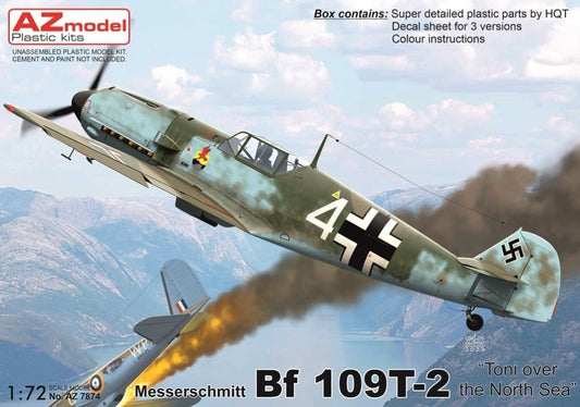 AZ Model AZM7874 1:72 Messerschmitt Bf-109T-2 "Toni over the North Sea"