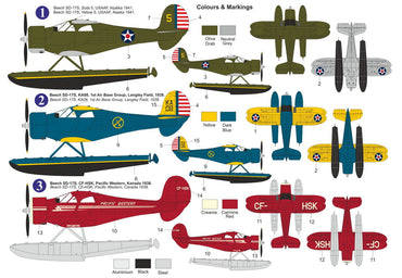 AZ Model AZM7891 1:72 Beech SD-17S Staggerwing Floatplane