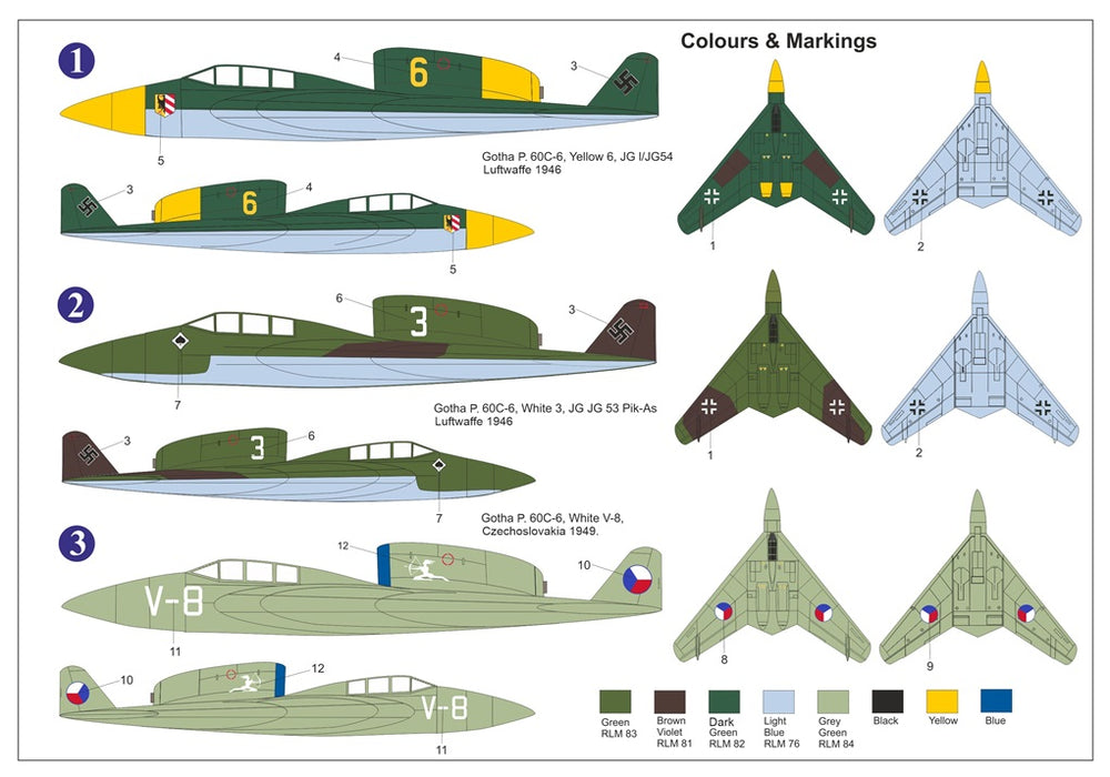 AZ Model AZM7894 1:72 Gotha P.60C.6 New Kit Tooling