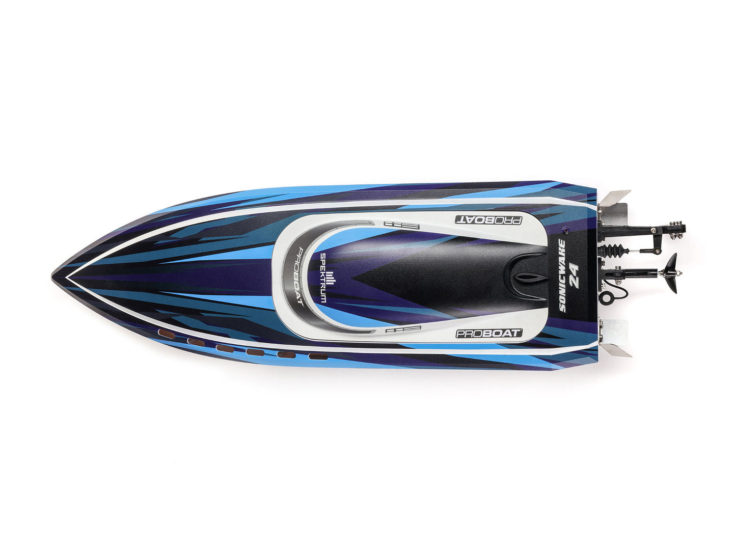 Pro Boat Sonicwake 24" Self-Righting Brushless Deep-V RTR 3S RC Boat - Blue
