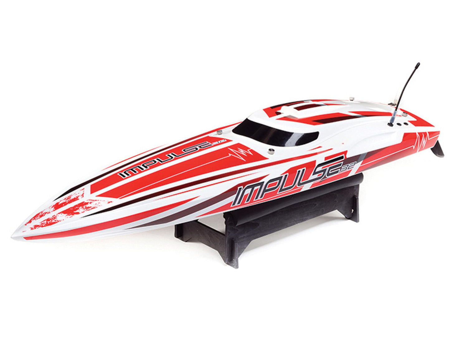 Pro Boat Impulse 32 Brushless Deep-V RTR w/Smart, White/Red PRB08037T2