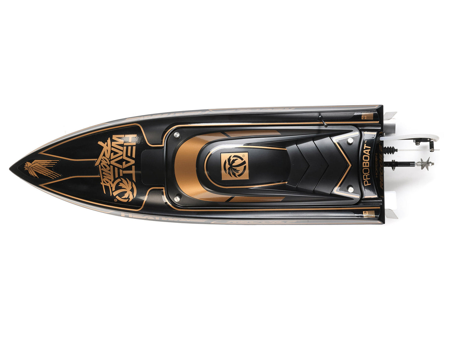 Pro Boat Recoil 2 V2 26" Self-Right Brushless Deep-V RTR, Heat Wave 3S RC Boat