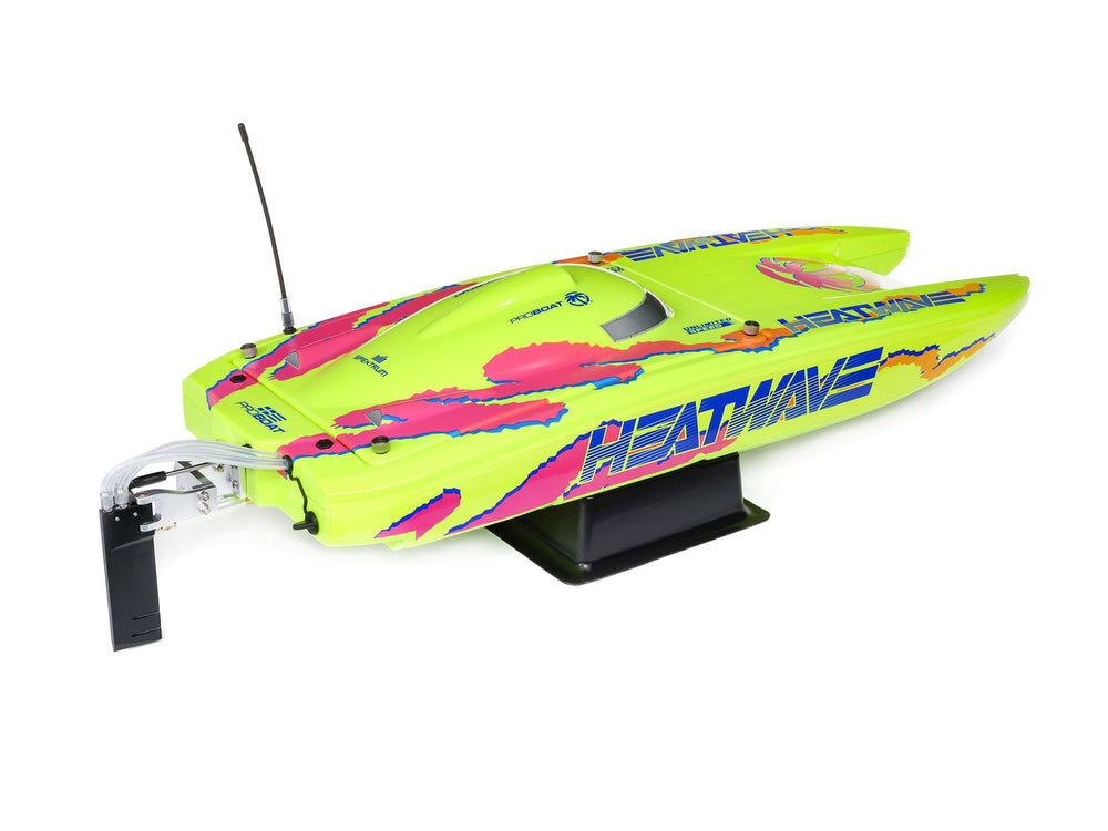Pro Boat Blackjack 24" V2 Catamaran Brushless: RTR, Heat Wave Visual 2S RC Boat