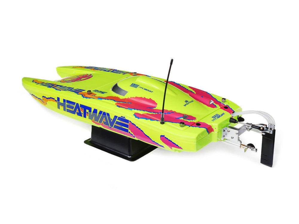 Pro Boat Blackjack 24" V2 Catamaran Brushless: RTR, Heat Wave Visual 2S RC Boat