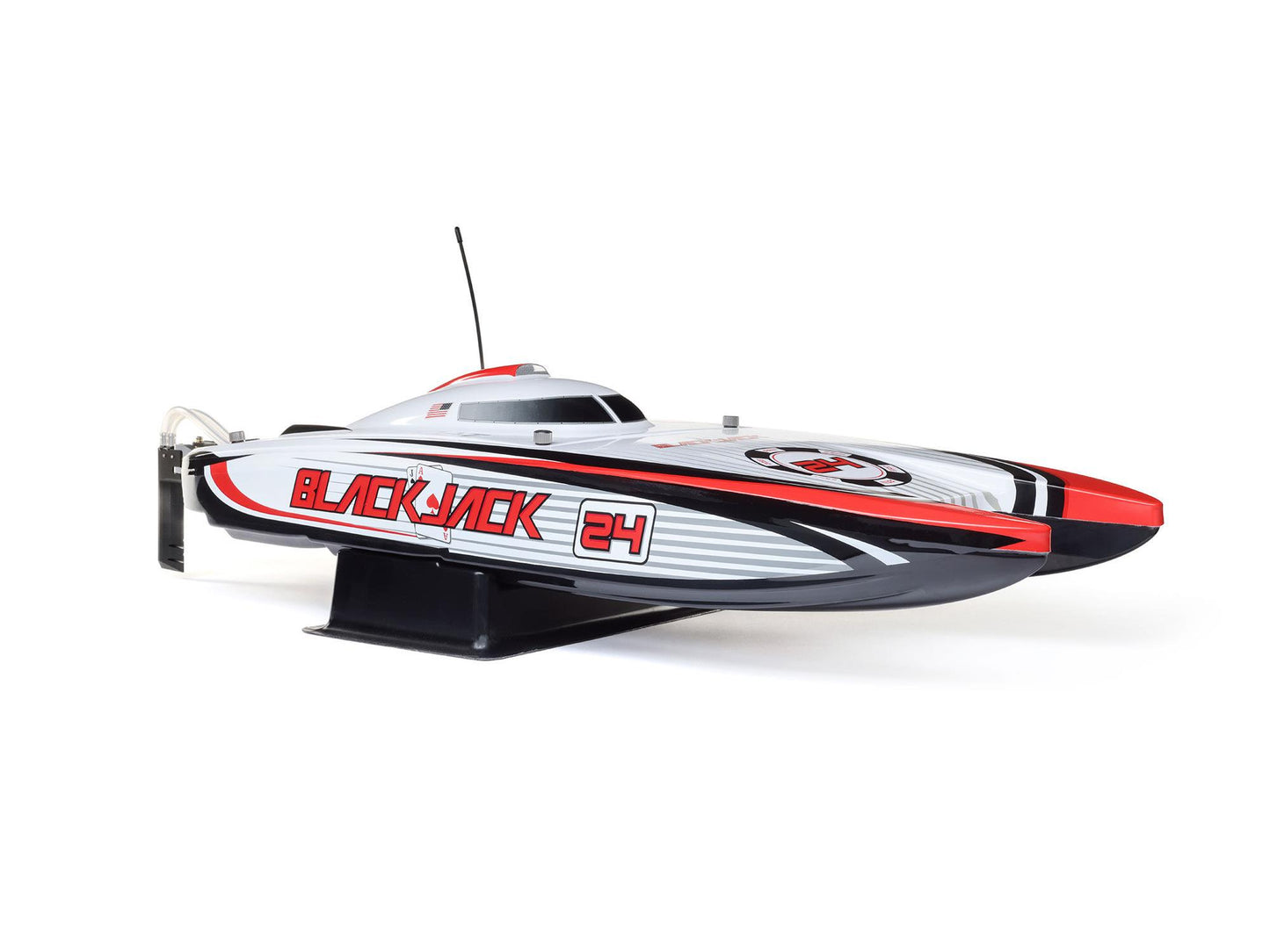 Pro Boat Blackjack 24" V2 Catamaran Brushless: RTR, Vegas Offshore 2S RC Boat