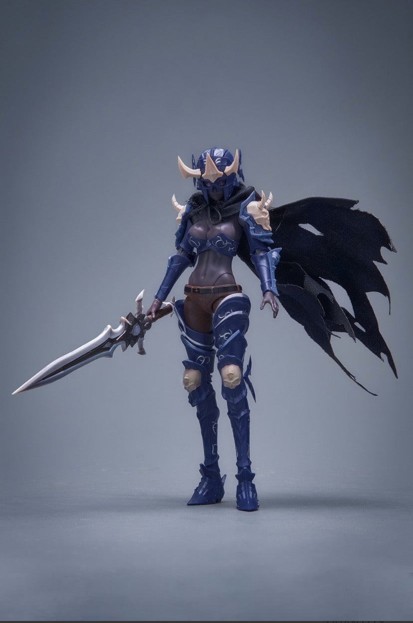 Border Model BA-002 1:12 Hell Knight Syl & Undead Horse Model Kit