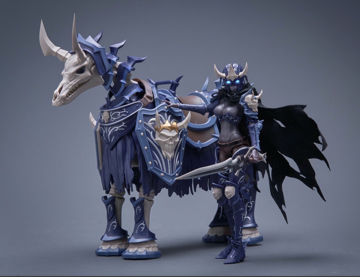 Border Model BA-002 1:12 Hell Knight Syl & Undead Horse Model Kit