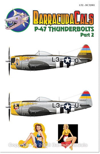 Barracuda Studios BC-32001 1:32 Republic P-47D Thunderbolt Bubble