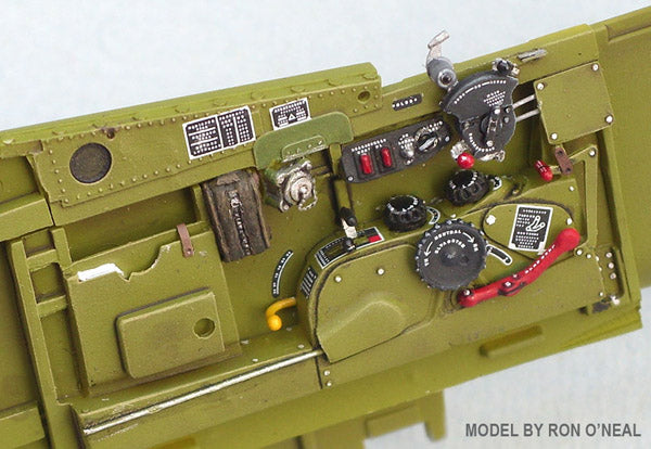 Barracuda BC-32010 P-51D Mustang Cockpit Stencils 1:32