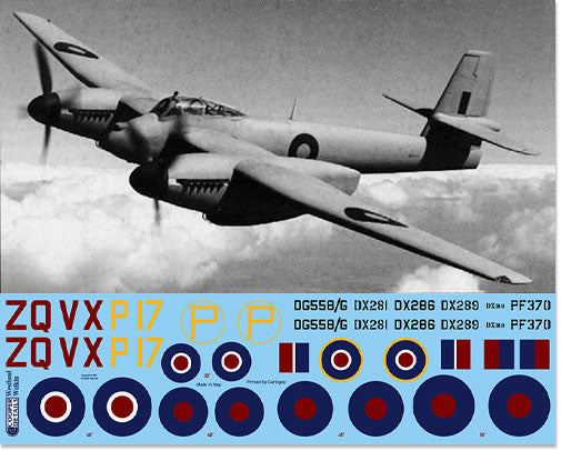 Barracuda BC-48056 Westland Welkin Mk.I/II Decals 1:48