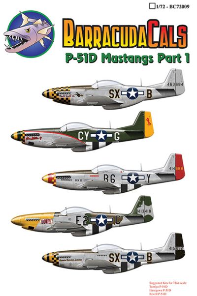 Barracuda Studios BC-72009 1:72 P-51D Mustangs of the 8th Air Force