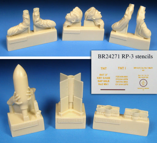 Barracuda Studios BCR24271 1:24 RAF Ground-crew Assembling Rocket